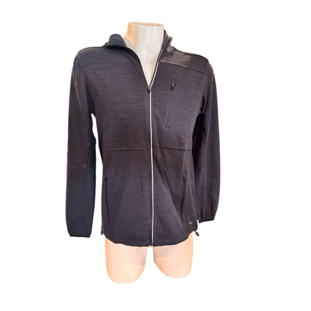 Men's Motion Performance Jacket M Navy Full Zip Hoodie